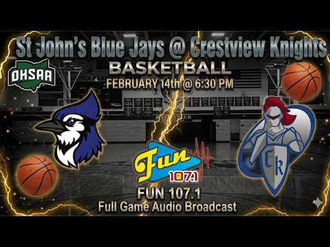 Delphos St. John's vs Crestview Knights | OHSAA Basketball | February 14, 2026 | Bolt Sports Report